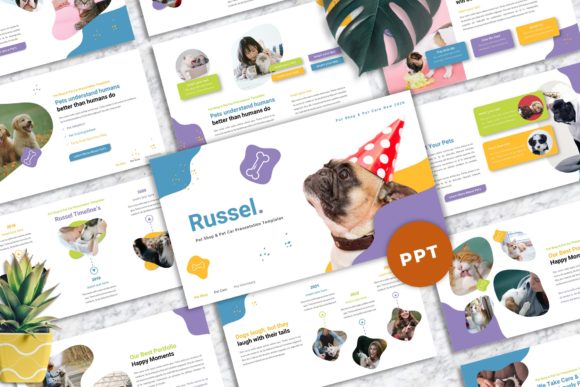 Download Russel - Pet Care Powerpoint Templates - Powerpoint Collection