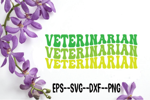 Download Veterinarian New Wavy Retro Svg - Premium Resources