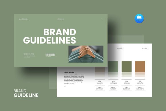 Download Brand Guidelines Keynote Template - Note Collection