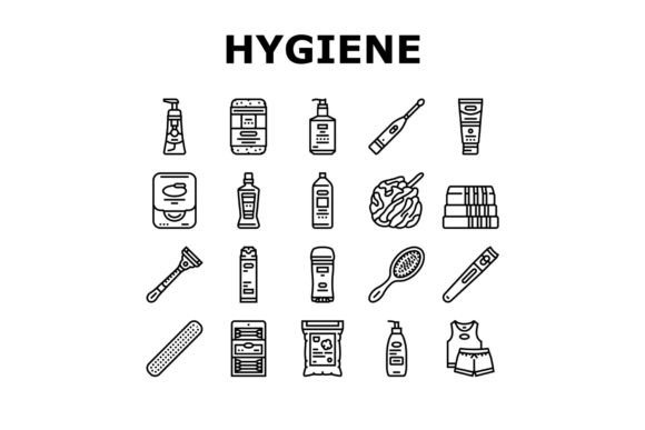 Download Hygiene Virus Hand Soap Clean Icons Set - Hygiene Collection