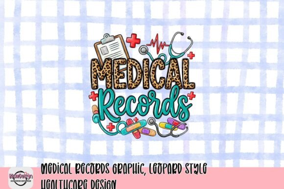 Download Medical Records Graphic, Leopard Style Healthcare Design - Medical Collection