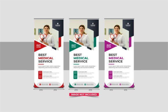 Download Medical or Healthcare Roll Up Banner - Medical Collection