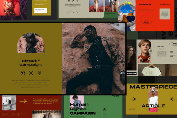 Download Campaign Keynote Template - Note Collection