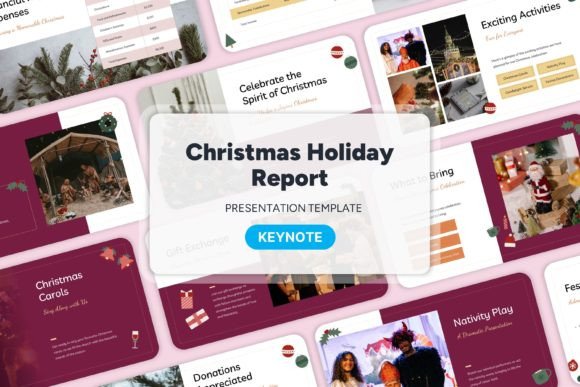 Download Christmas Holiday Report - Keynote - Note Collection
