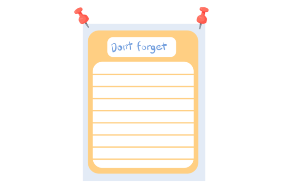 Download Cute Memo Note Template. Do Not Forget S - Note Collection