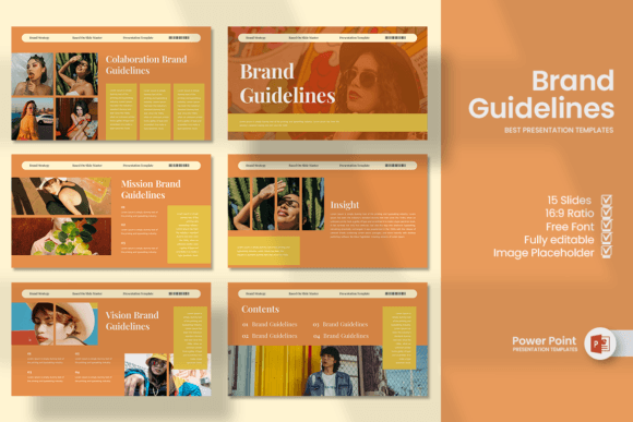 Download Brand Guideline - PowerPoint Template - Powerpoint Collection