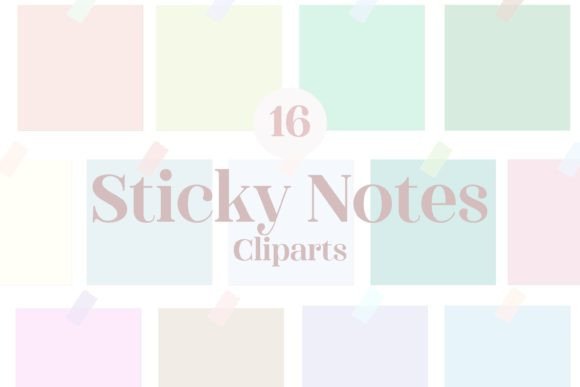 Download Pastel Sticky Note Clipart - Note Collection