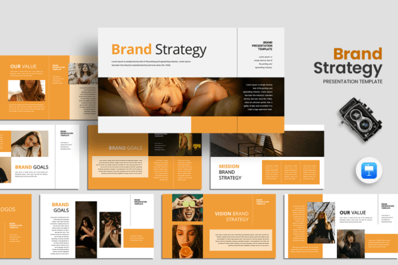 Download Brand Strategy - Keynote Template - Note Collection