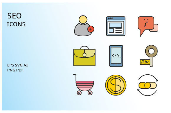 Download Web SEO Icons Vector Set - Premium Resources