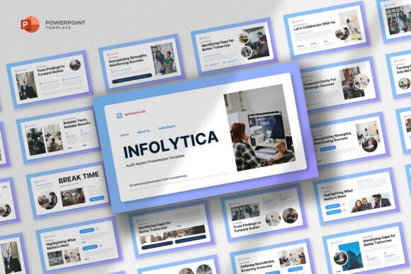 Download Audit Report Powerpoint Template - Powerpoint Collection