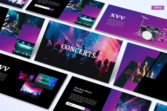 Download Concerts - PowerPoint Template - Powerpoint Collection