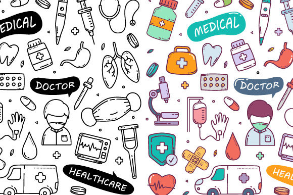 Download Medical Healthcare Doodle - Medical Collection