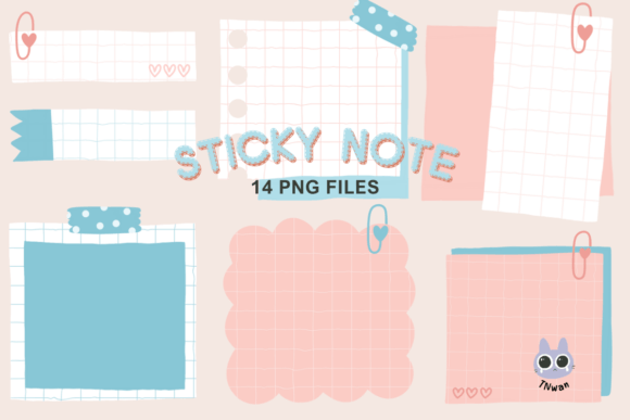 Download Digital Planner GoodNotes Sticker Note - Note Collection