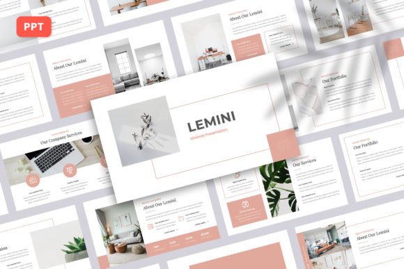 Download Lemini – Minimal PowerPoint Template - Powerpoint Collection
