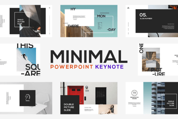 Download Minimal PowerPoint and Keynote Template - Note Collection