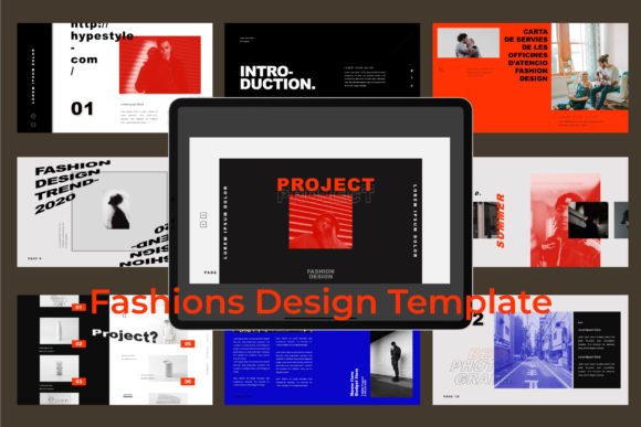 Download FASHION DESIGN Keynote Template - Note Collection