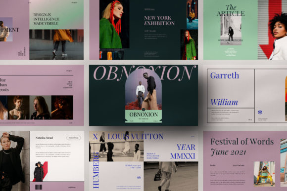 Download OBNOXION Keynote Template - Note Collection