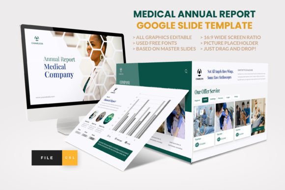 Download Medical Annual Report Google Slide - Medical Collection