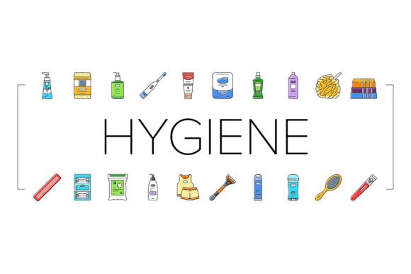 Download Hygiene Virus Hand Soap Clean Icons Set - Hygiene Collection
