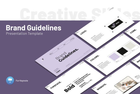 Download Brand Guideline Keynote Template - Note Collection